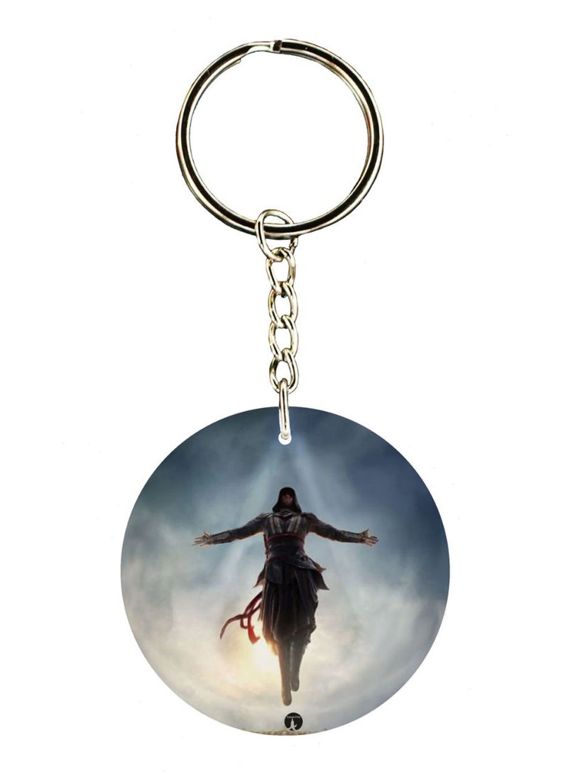 BP Assasins Creed Double Side Printed Keychain
