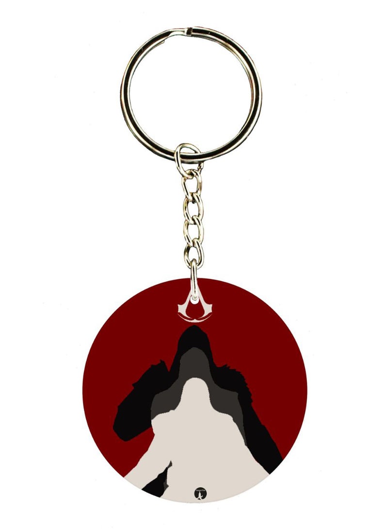 بي بي سلسلة مفاتيح بطبعة لعبة Assassin's Creed على الجانبين