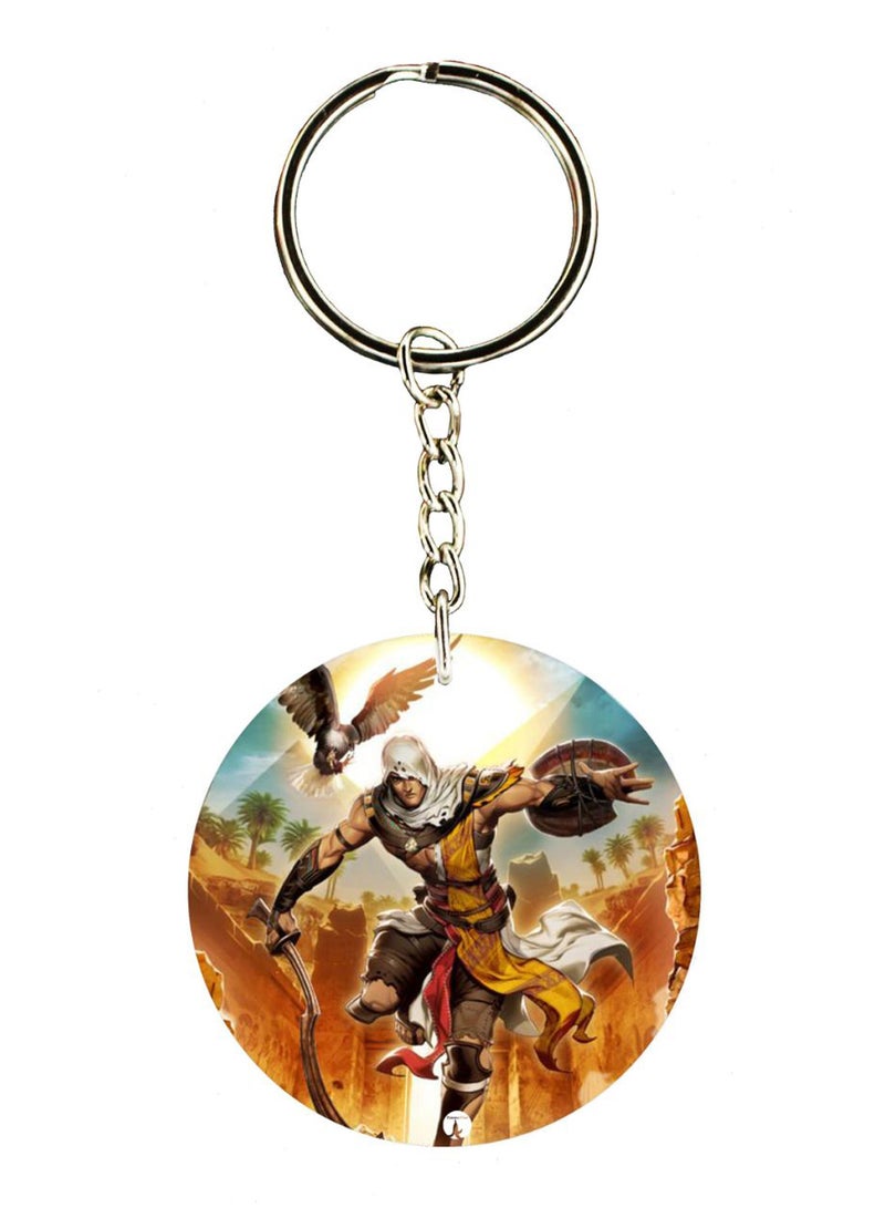 BP Assasins Creed Double Side Printed Keychain