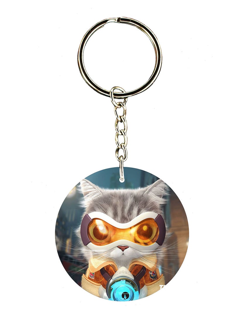 BP Overwatch Double Side Printed Keychain