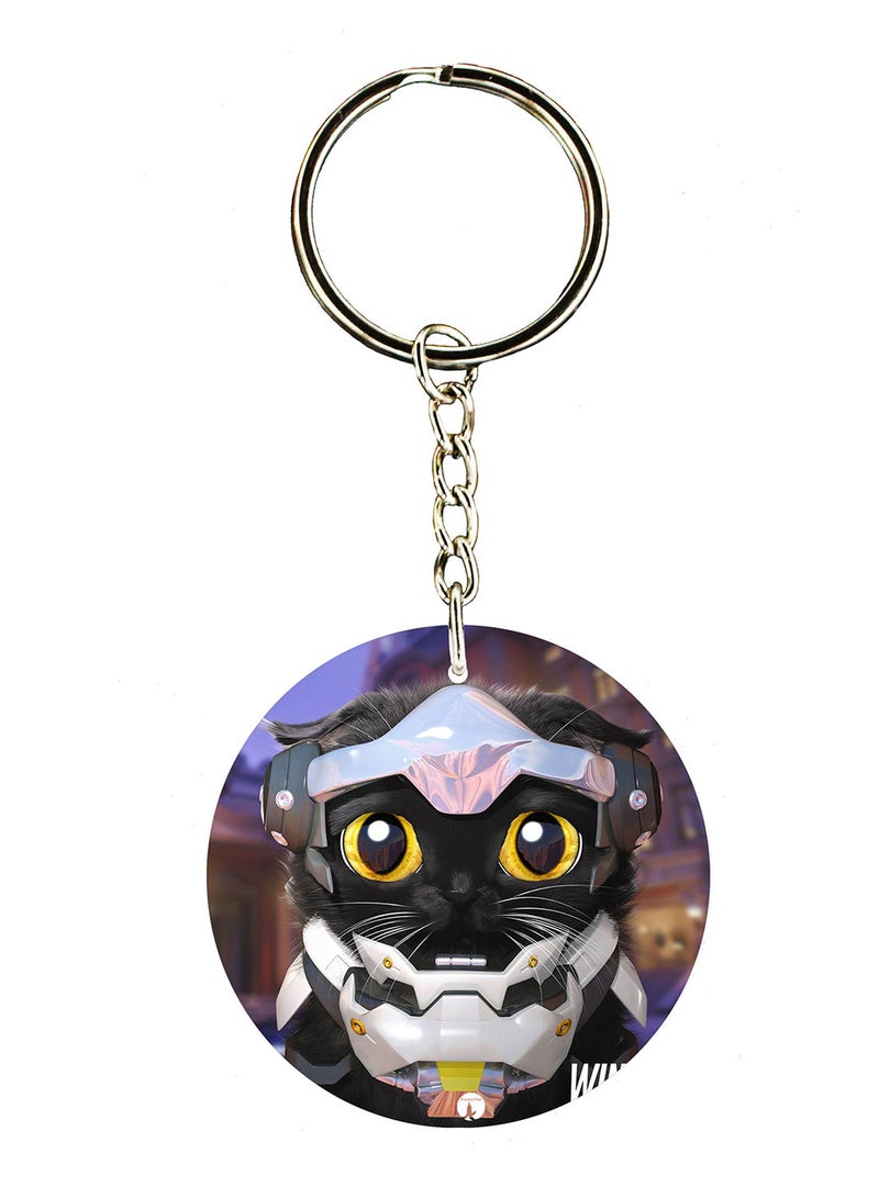 BP Overwatch Double Side Printed Keychain