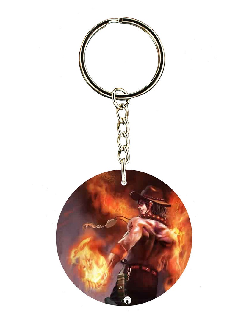 BP The Anime One Piece Double Side Printed Keychain