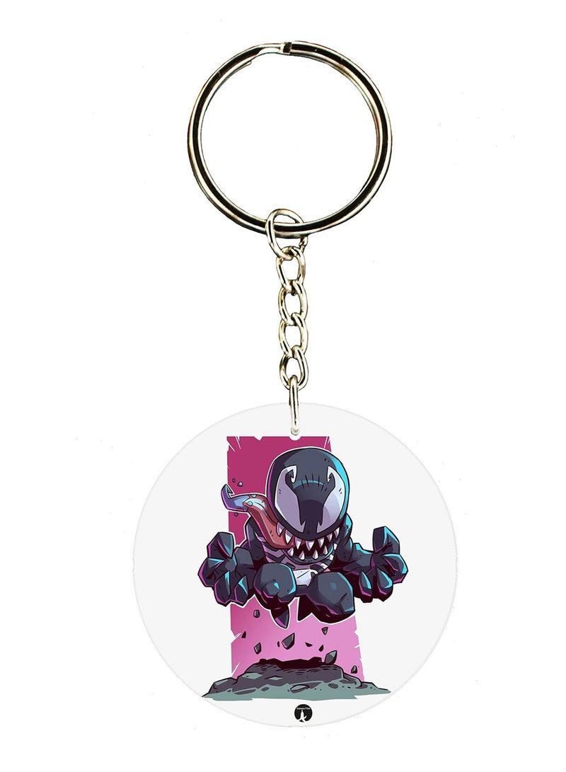 BP Venom Double Side Printed Keychain