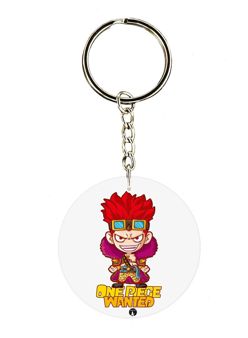 BP The Anime One Piece Double Side Printed Keychain