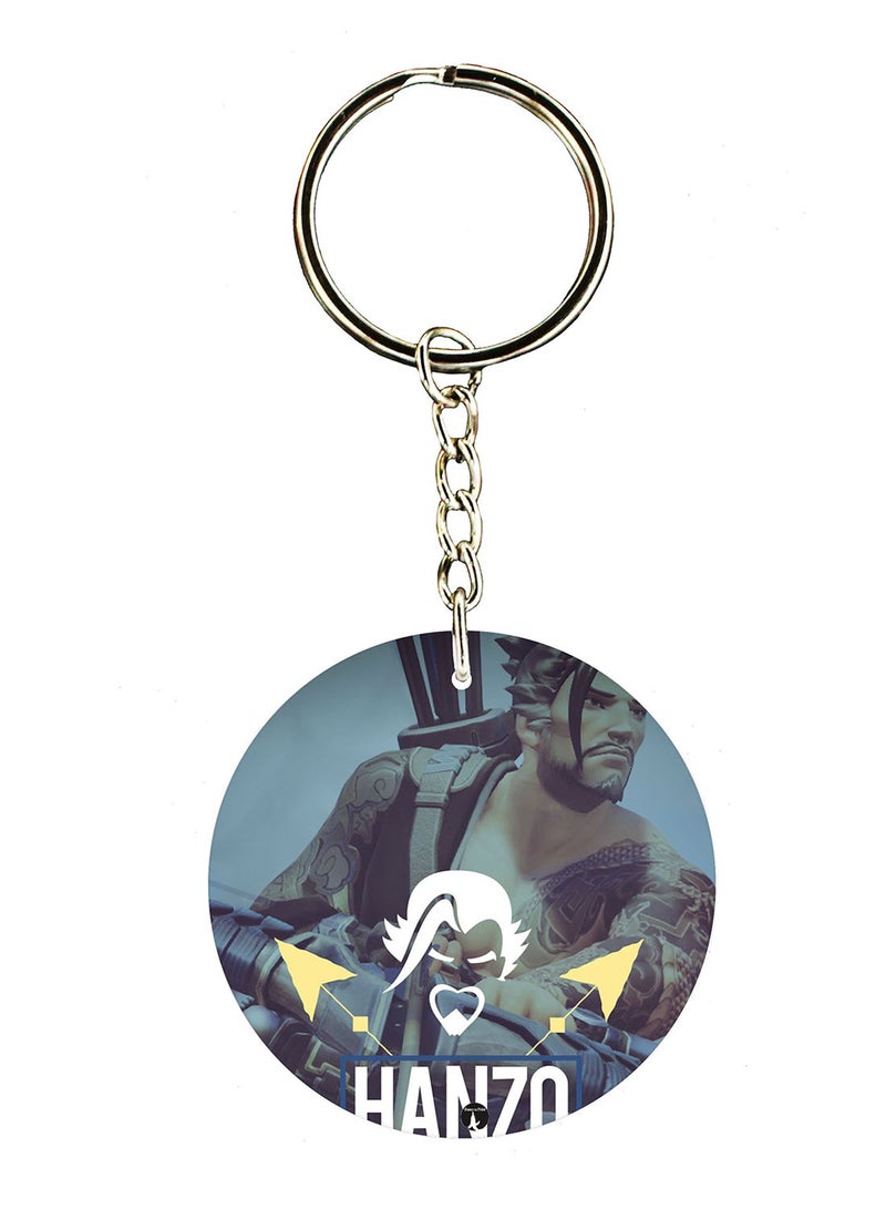 BP Overwatch Double Side Printed Keychain