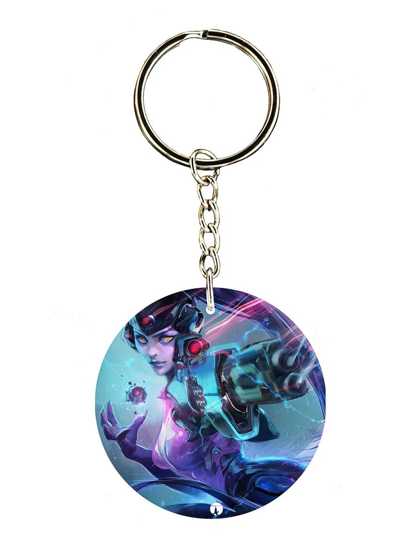Overwatch Double Side Printed Keychain