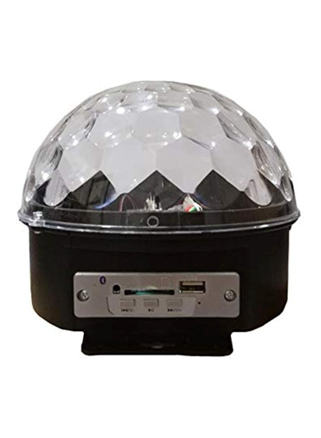 LED Crystal Ball Lamp Black/Clear - Image 1