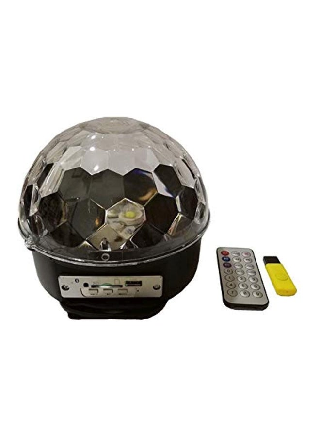 LED Crystal Ball Lamp Black/Clear - Image 3