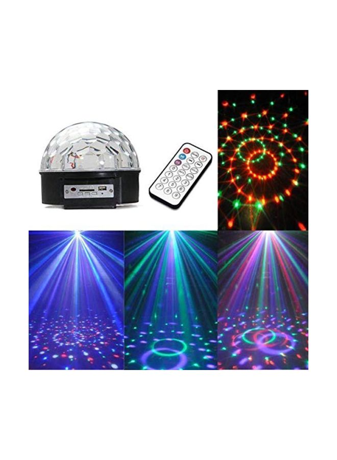 بور مصباح LED لحفلات DJ مع جهاز تحكم عن بُعد متعدد الألوان 6.5x7.6x7.3بوصة - Image 2
