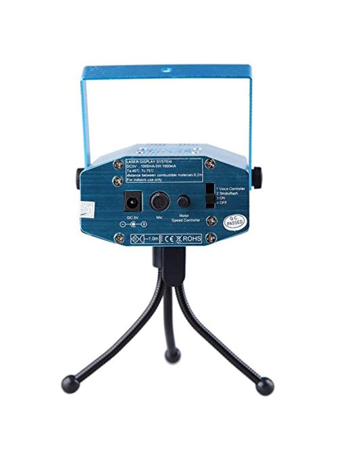 Crony Mini Laser DJ LED Light With Tripod Multicolour 11.7x9.3x5.2mm  - Image 3