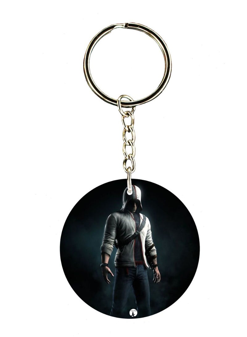 BP Assassins Creed Double Side Printed Keychain