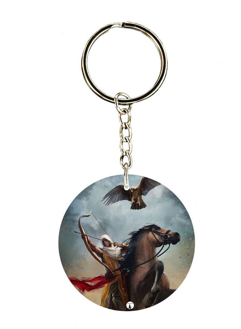 BP Assassins Creed Double Side Printed Keychain