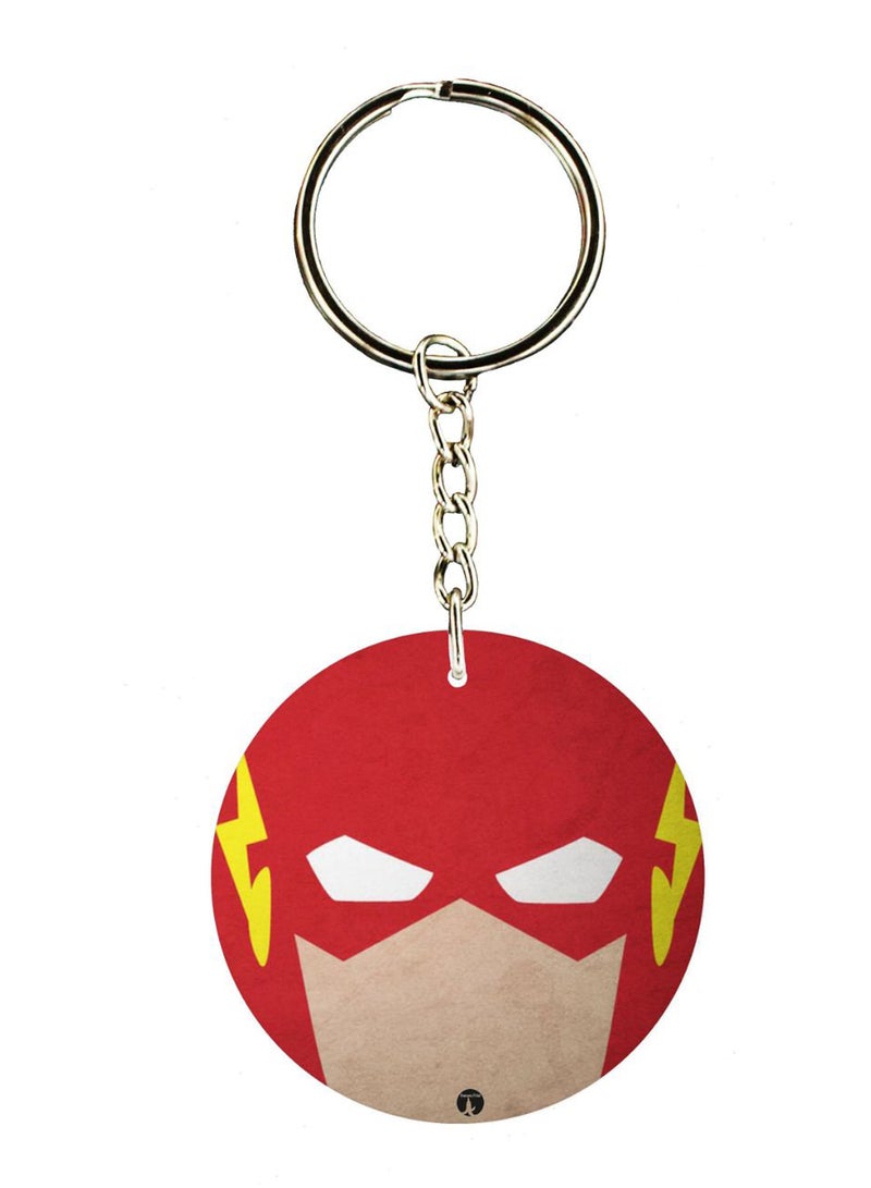 BP The Flash Double Side Printed Keychain