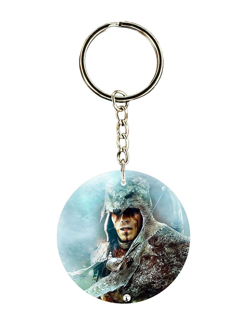 BP Assassins Creed Double Side Printed Keychain