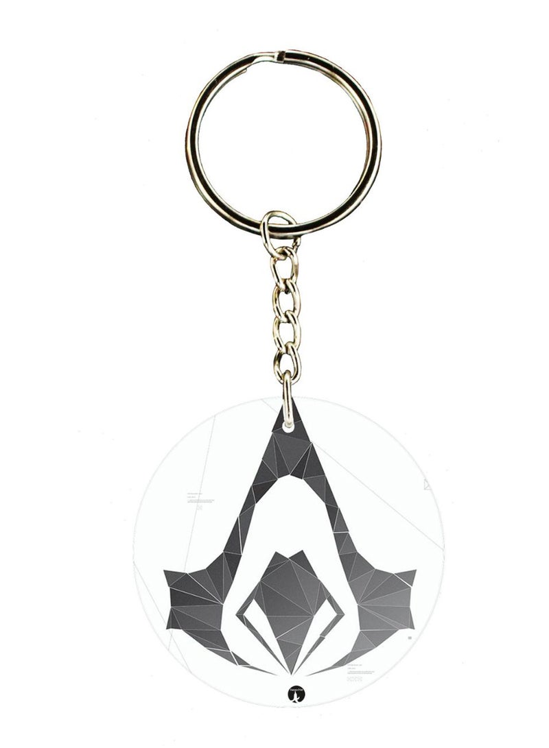 BP Assassins Creed Double Side Printed Keychain