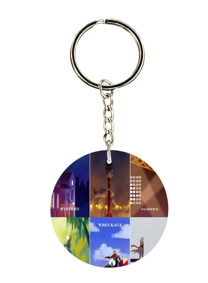 BP Assassins Creed Double Side Printed Keychain