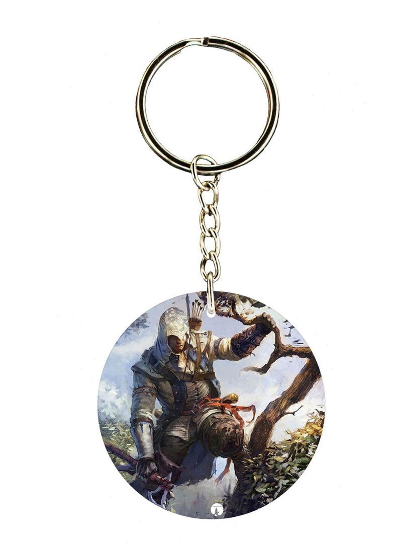 BP Assassins Creed Double Side Printed Keychain