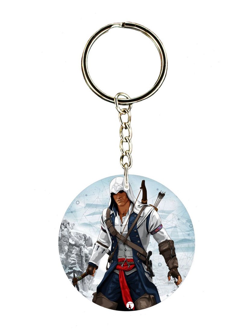 BP Assassins Creed Double Side Printed Keychain