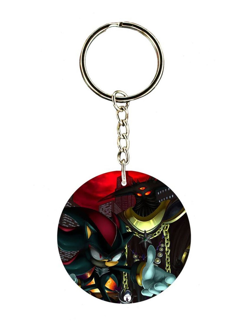 BP Sonic Double Side Printed Keychain