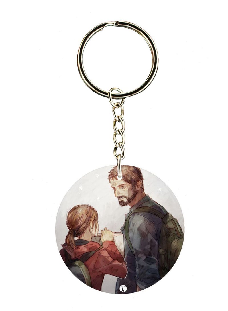 BP Last Of Us Double Side Printed Keychain