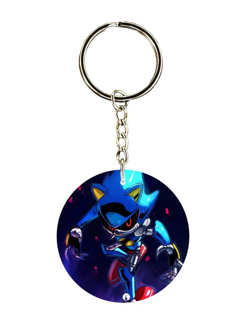 BP Sonic Double Side Printed Keychain
