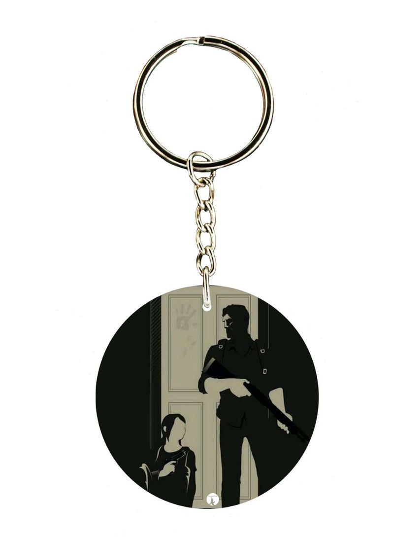 BP Last Of Us Double Side Printed Keychain