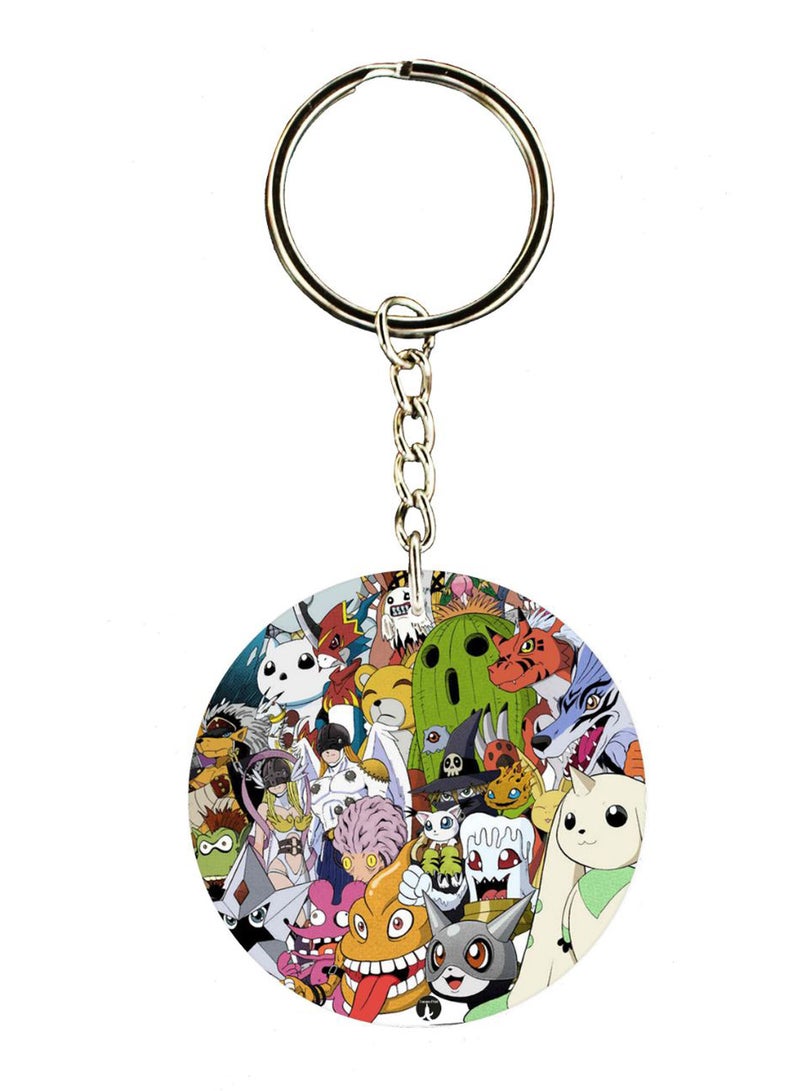 BP Anime Digimon Printed Keychain