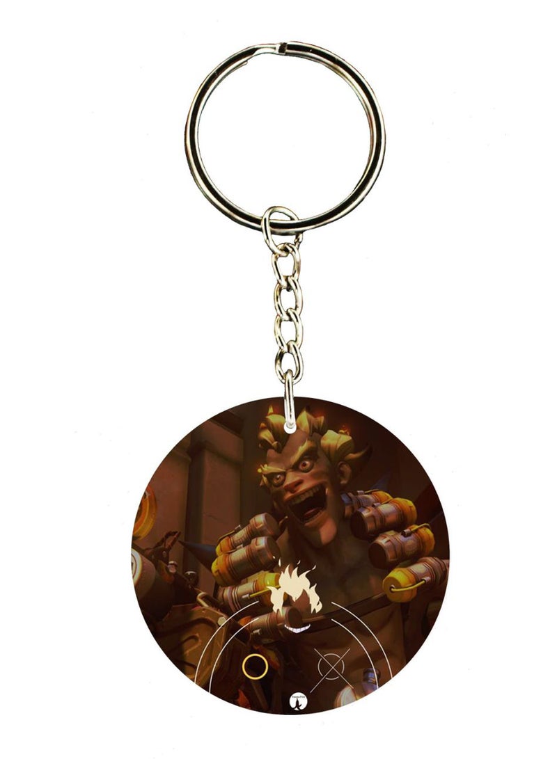BP The Overwatch Video Game Printed Keychain