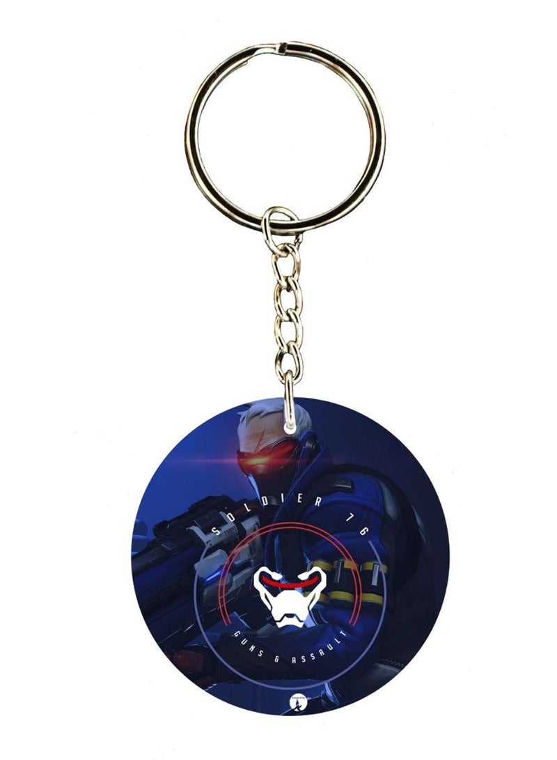 BP The Overwatch Video Game Printed Keychain