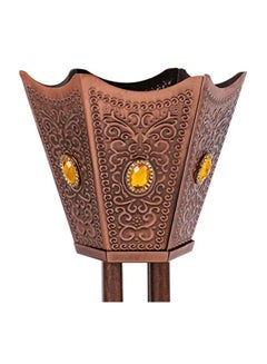 Liying Electric Bakhoor Incense Burner Brown/Gold 5x7x5inch  - Image 2