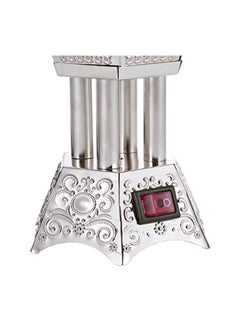 Liying Electric Bakhoor Incense Burner Silver/Red 5x7x5inch  - Image 3