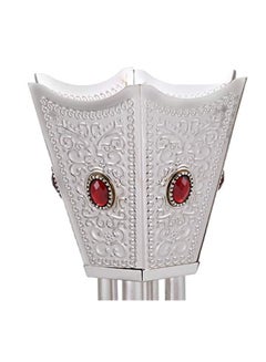 Liying Electric Bakhoor Incense Burner Silver/Red 5x7x5inch  - Image 2