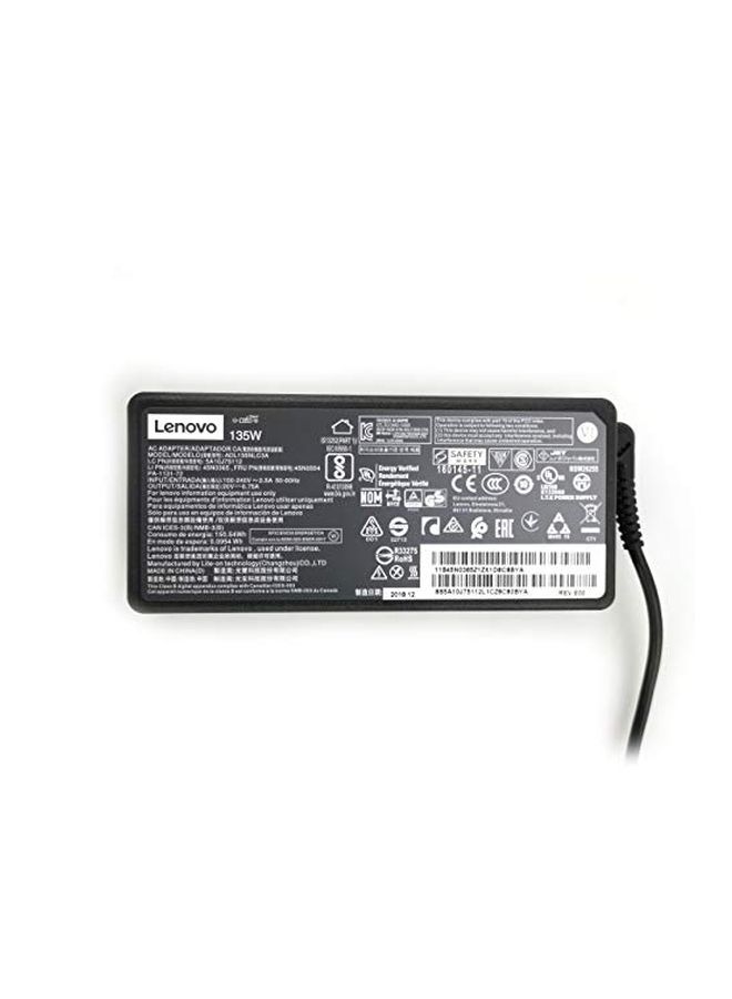 Lenovo Charging Adapter With Power Cord Black - Image 3