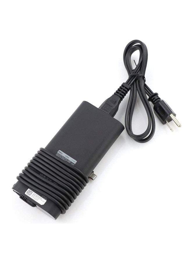 ديل محوّل شاحن بطاقة تيار متردد للابتوب ديل l XPS 15 اثنان في واحد طراز 9575 أسود - Image 3