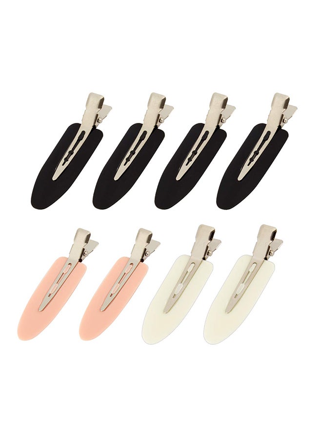 MADHOLLY - 8-Piece No Bend Hair Clip Set Multicolour 2.4x0.8inch - Image 1