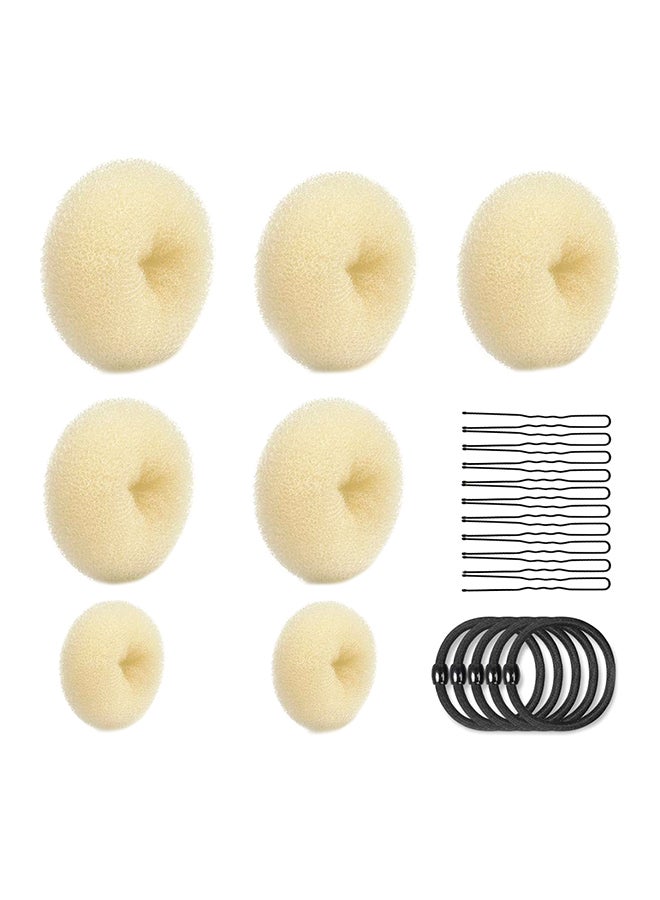 TsMADDTs 20-Piece Pearls Hair Clip Set Gold - Image 1