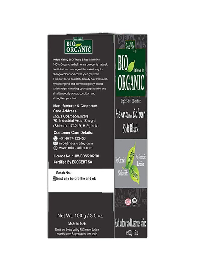 Bio Organic Henna Soft Hair Color Black