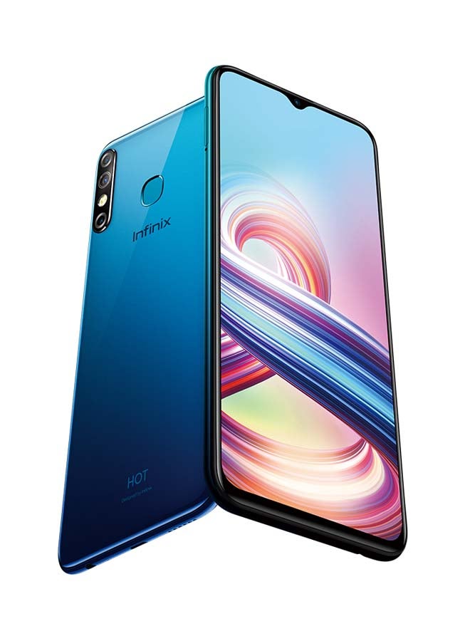 Infinix - Hot 8 Dual SIM Quetzal Cyan 64GB 4GB RAM 4G LTE - Image 1
