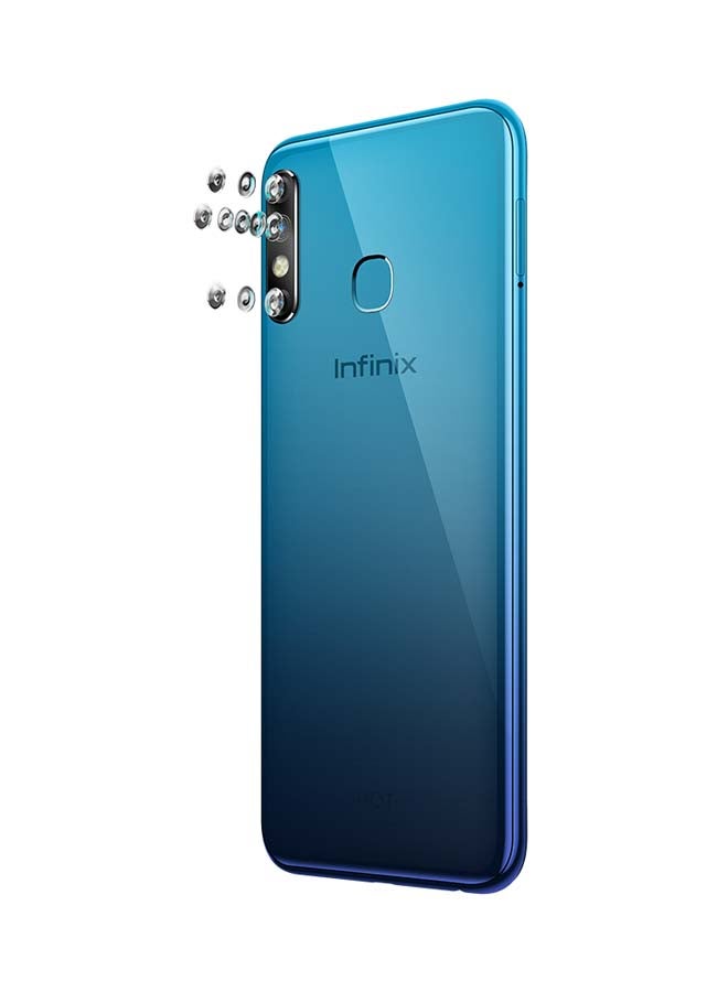 Infinix - Hot 8 Dual SIM Quetzal Cyan 64GB 4GB RAM 4G LTE - Image 1