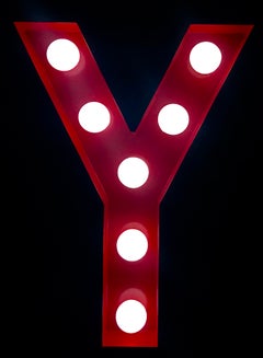 Salla Marquee Letter Y LED Light Red  - Image 4