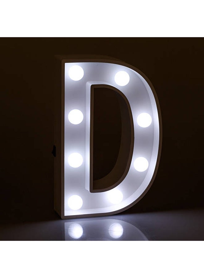 Salla Marquee Letter D LED Light White - Image 2