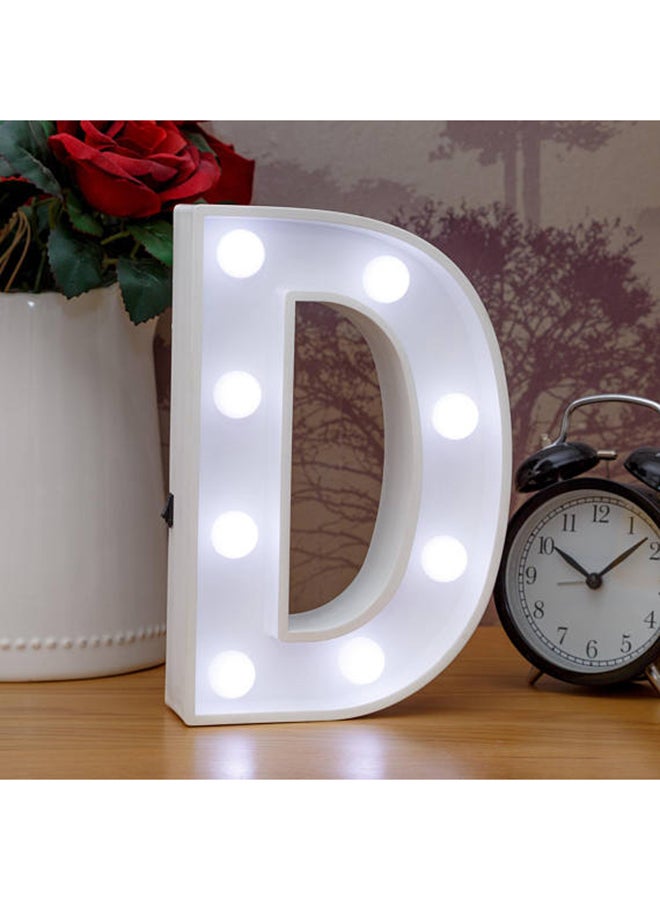 Salla Marquee Letter D LED Light White - Image 4