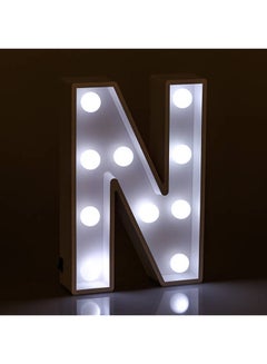 Salla Marquee Letter N LED Light White  - Image 2