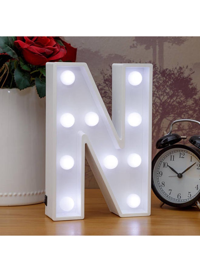 Salla Marquee Letter N LED Light White - Image 3