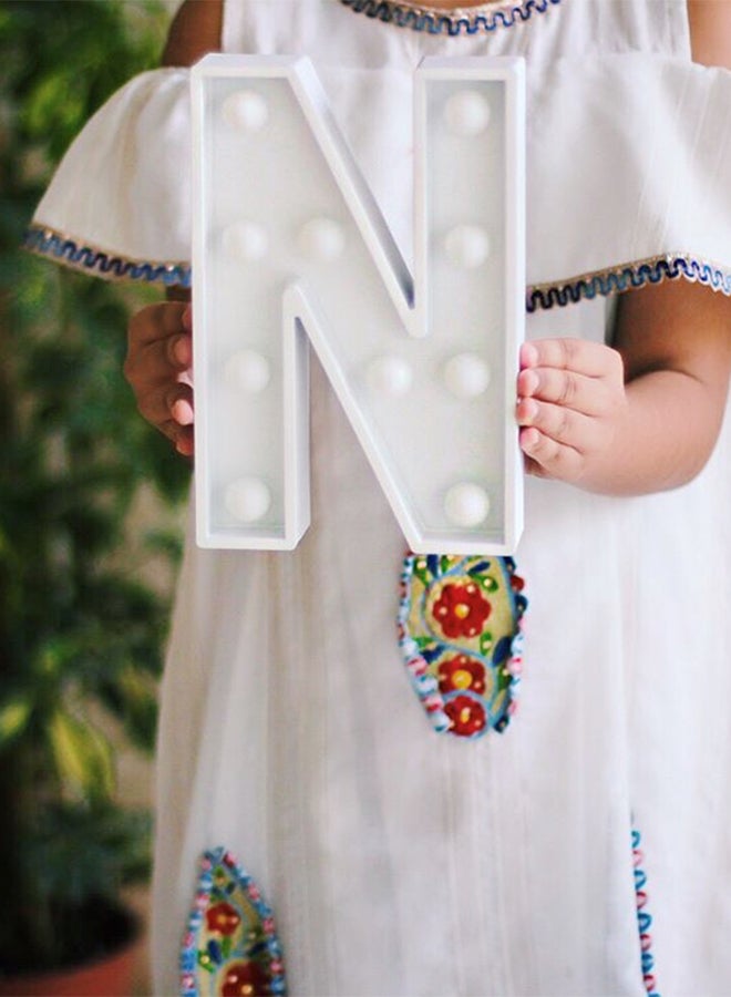 Salla Marquee Letter N LED Light White - Image 4