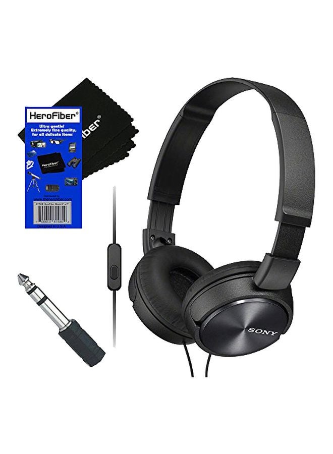 Sony Wired On Ear Headset Black