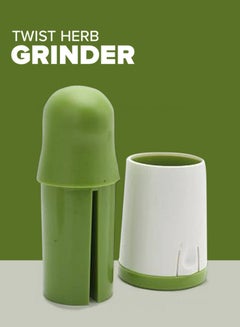 Cyber Manual Twist Herb Grinder Mincer 9455 Whte/Green  - Image 1