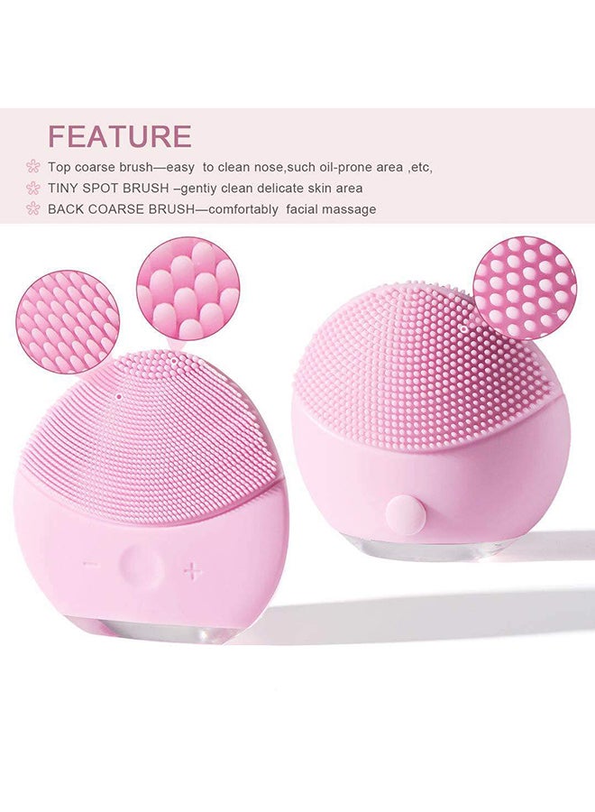 Forever - Lina Mini Silicon Facial Cleansing Device Light Pink - Image 1
