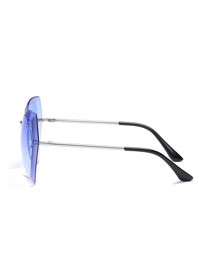 Women's UV Protection Hexagon Sunglasses - Image 3