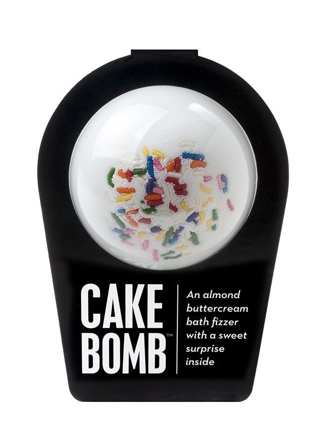 دا بوم كرة استحمام كيك بوم برائحة زبدة اللوز متعدد الألوان Almond Buttercream Cake Bomb 